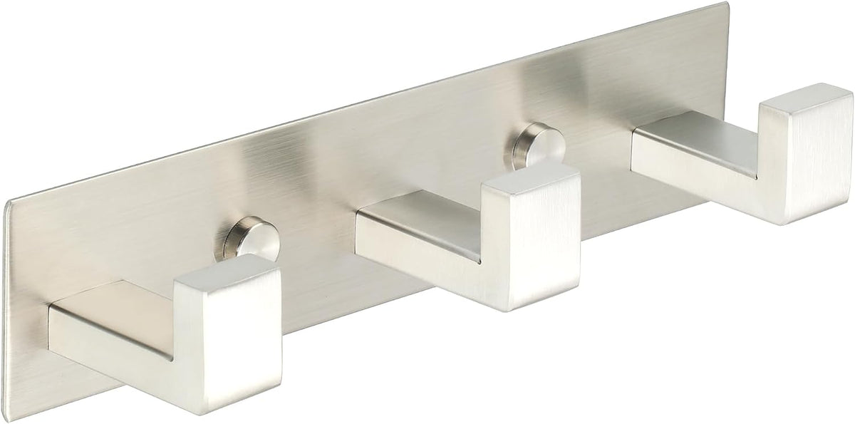 Alise Coat Hook Wall Mount Hat and Coat Rack 3 Hooks Wall Mount,Brushed