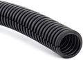 ZhiYo 20 FT 1/2” 100 FT 1/4” Split Wire Loom Tubing Wire Conduit – Black Bundle