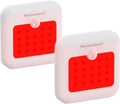 Red Light Motion Sensor Night Lights Rechargeable Red Lights Stick on Magnetic Lights 670nm Red Light Lamp for Sleep, Bathroom, Bedroom, Stair, Hallway, Travel, Home Decor, 2Pack