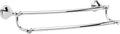 Delta Towel Rack | 24 Inch Polished Chrome Double Bar for Kitchen or Bathroom Towels | Cassidy Accessories