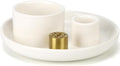 Sage Holder for Burning with Incense Stick Holder, All in One Ceramic Holder for Meditation and Room Home Decor