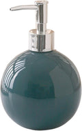 18 Oz Ceramic Soap Dispenser with Rust Proof Pump,Ball Shaped Decorative Modern Minimalist Refillable Hand Lotion Pump Bottle,Hand Soap Dish Soap Dispenser for Kitchen Bathroom (Color 6)