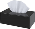SILUT Shiny Black Rectangle Acrylic Tissue Box Cover