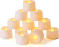 Homemory 12-Pack Battery Tea Lights with Timer Built in, Auto-On 6H Daily