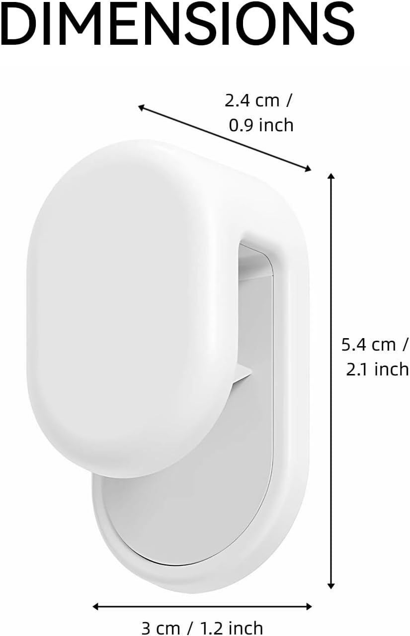 3-Pack Toothpaste Holders Wall Mounted, Adhesive Tube Clips for Bathrooms