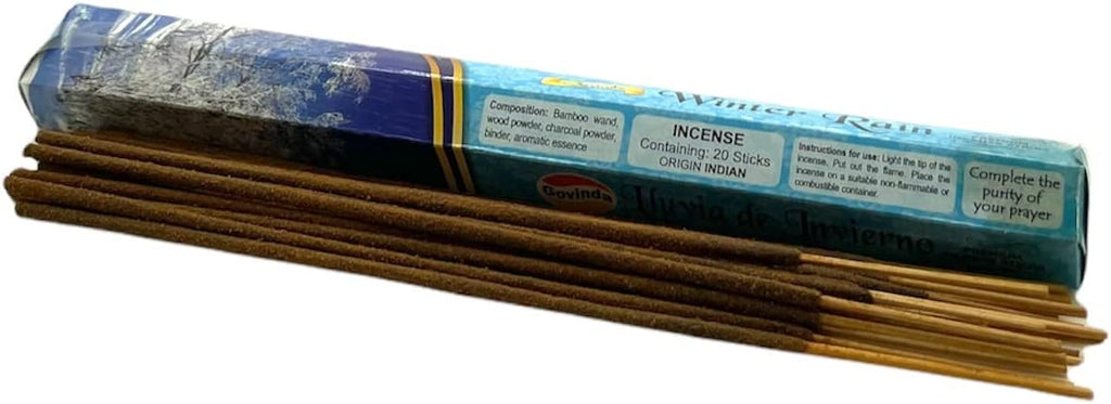 Govinda Winter Rain - 120 Masala Coated Incense Sticks
