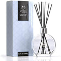 Fresh Linen Scented Reed Diffuser Set with 8 Rattan Diffuser Sticks,150 ml, All Natural Air Freshener, Long-Lasting Diffusers at Home - MyrrhUSA