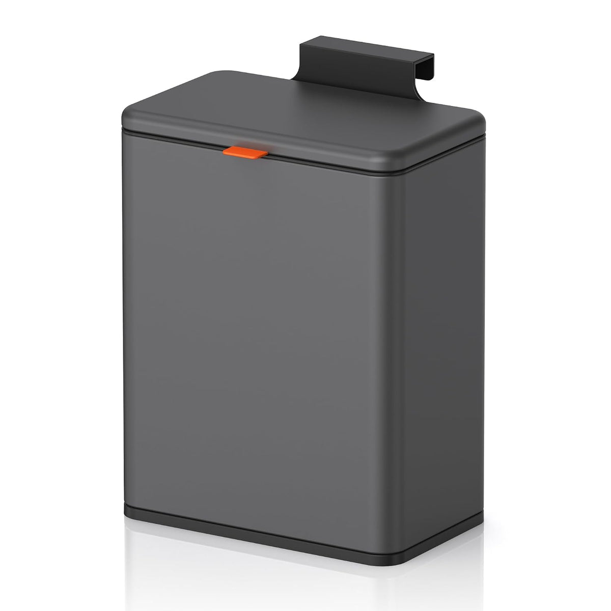 Mbillion 2.1 Gal Brushed Black Hanging Stainless Steel Compost Bin