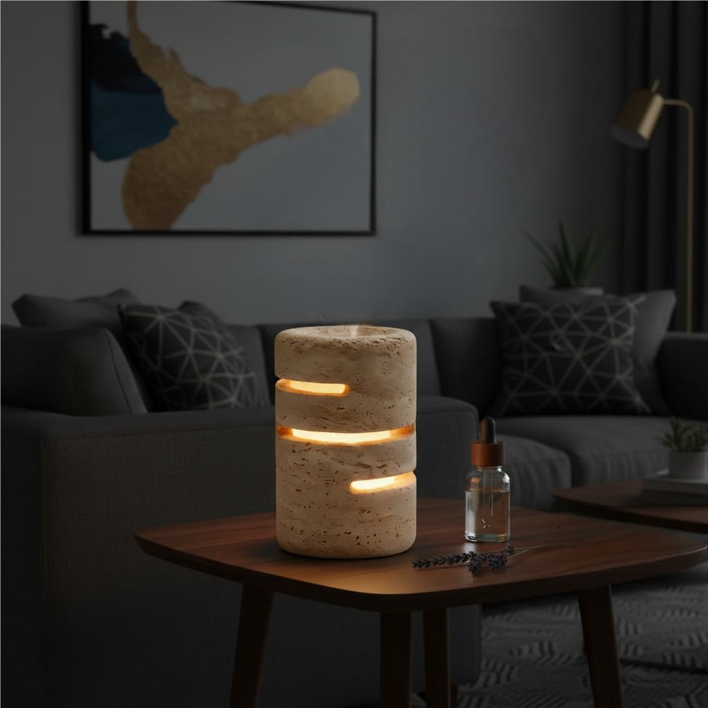 Marmor Marble Touch Lamp, Rechargeable Cordless Natural Stone Table Lamp