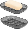 2 Pack Soap Dish Holder for Bar Soap, Bathroom Soap Dishes Bar Soap Holder