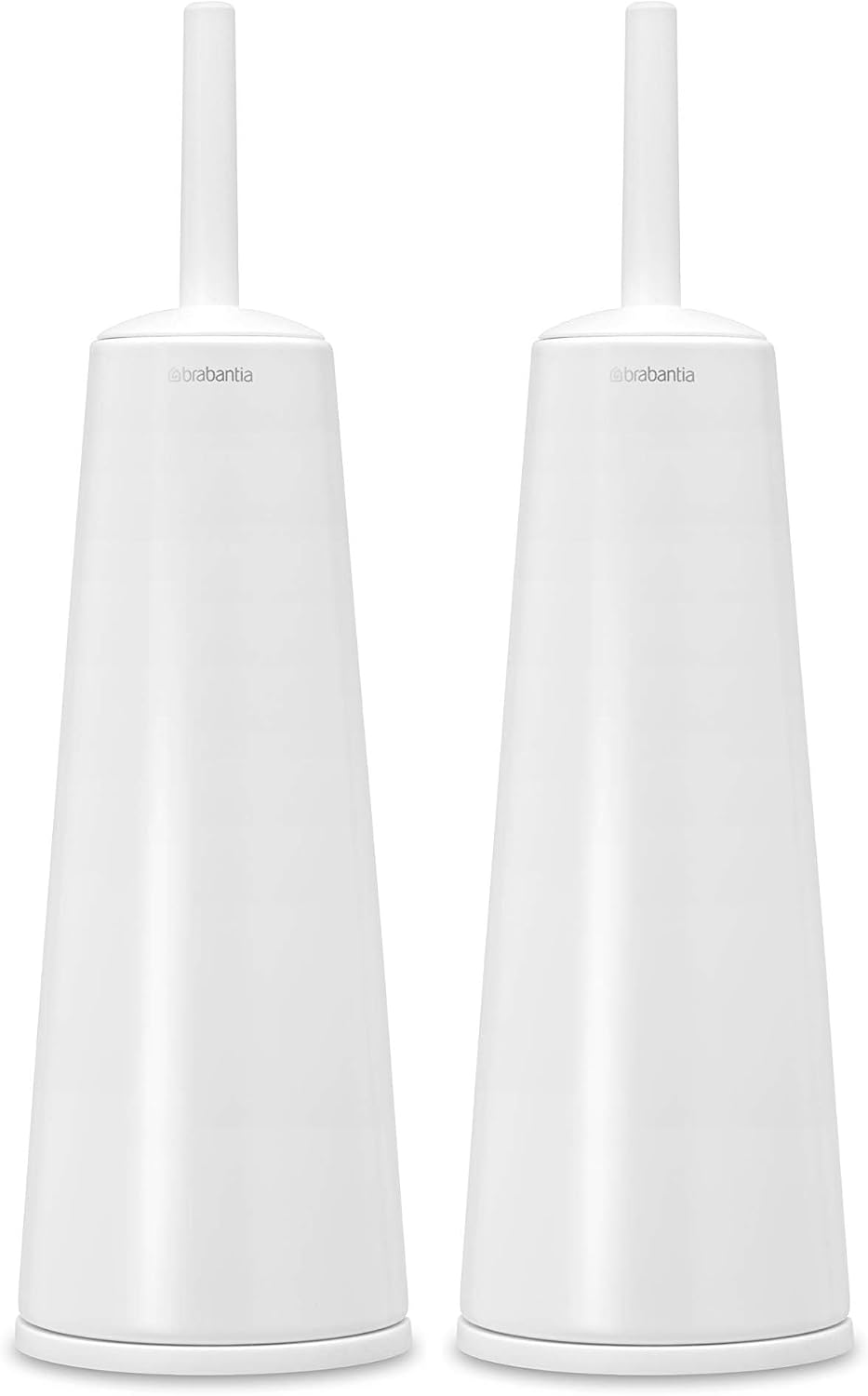 Brabantia Toilet Brush and Holder, White (414664) (Pack of 2)
