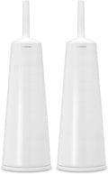 Brabantia Toilet Brush and Holder, White (414664) (Pack of 2)