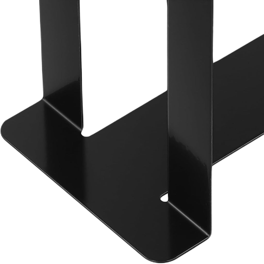 30 PCS Book Ends, 15 Pairs Small Non Skid Metal Bookends, Bookshelf Holder Stand for Home, Library, Office, 2.8 x 4 x 5.2 inch, Black