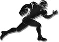 Paquesta Football Wall Decor, Metal Football Sign for Boys Room, Football Decorations for Locker Football Wall Art