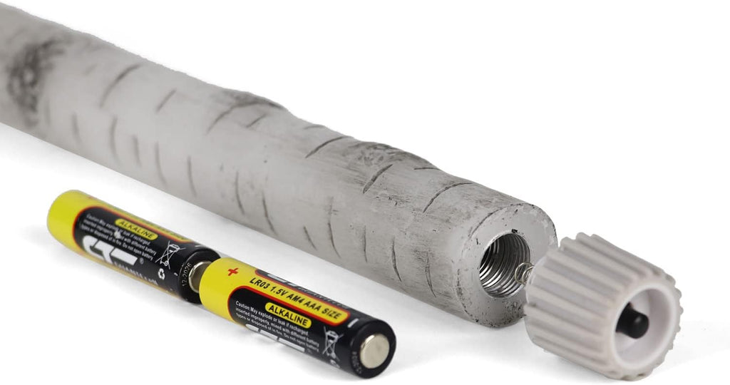 Fanna Birch Flameless Taper Candles, Real Wax, Remote & Batteries Included