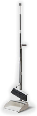 Eversprout Easy Sweep Standing Broom & Dustpan Set with Self-Cleaning Comb