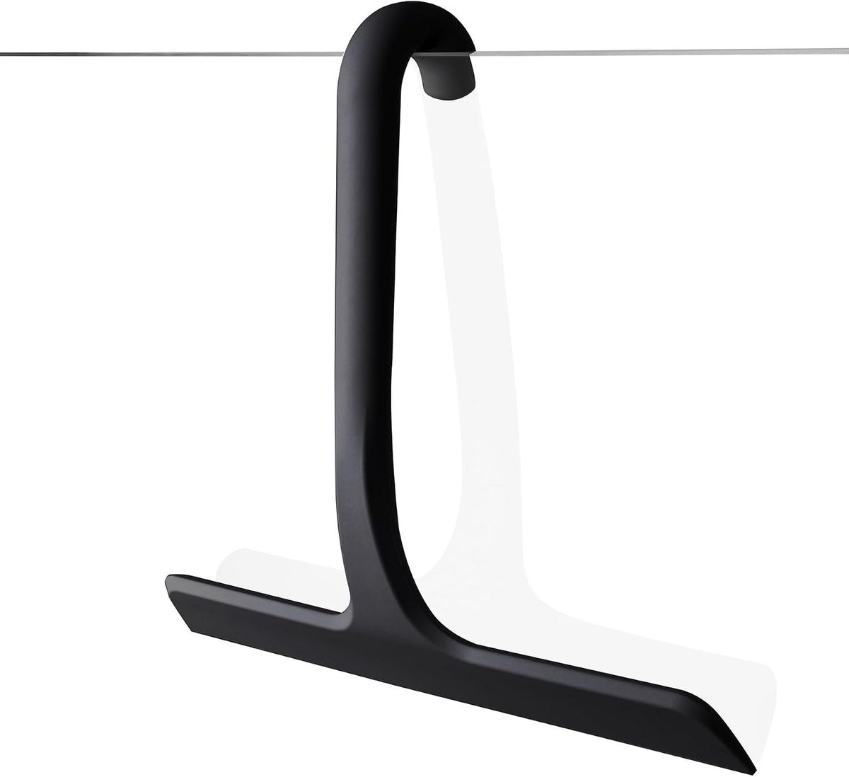 Squeegee Shower with Hook, 11 Inch Silicone Glass Cleaner