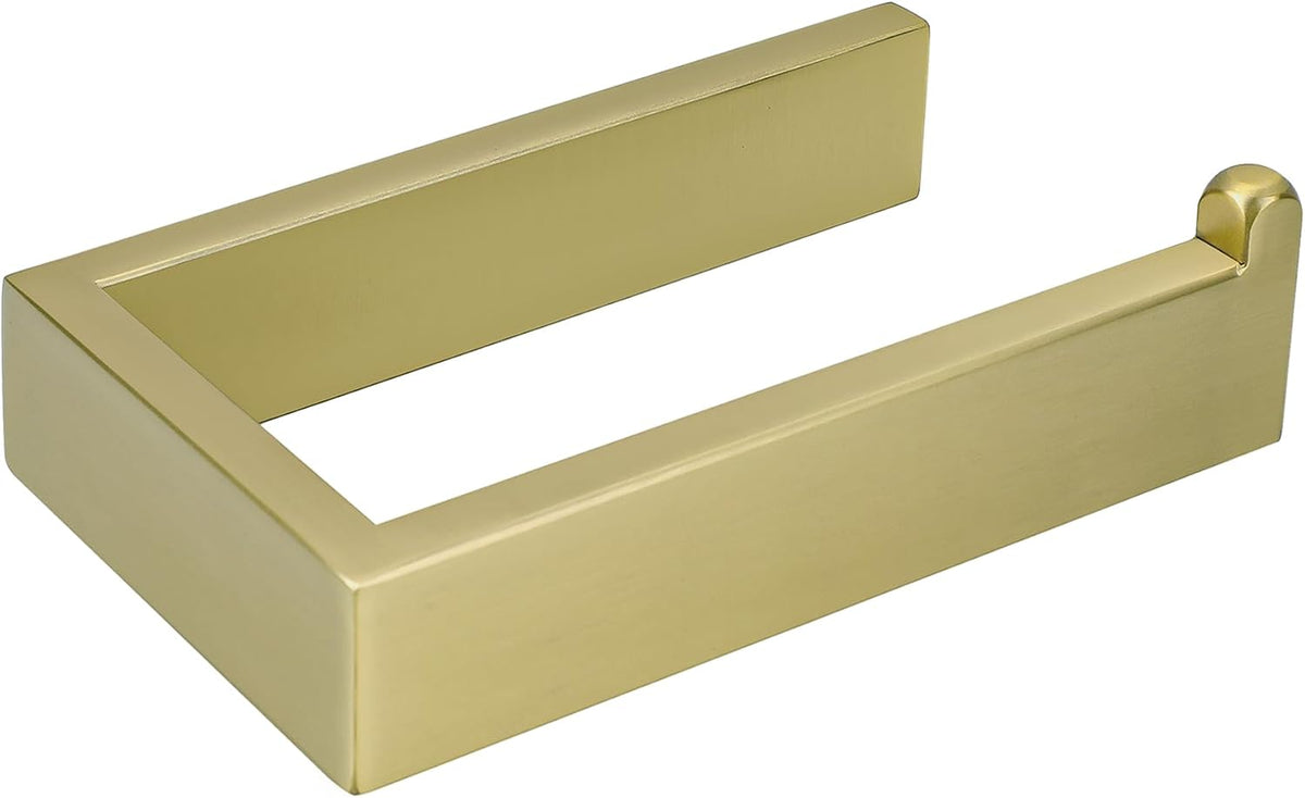 Sayayo Brushed Gold Toilet Paper Holder Wall Mount, RV Toilet Tissue Holder