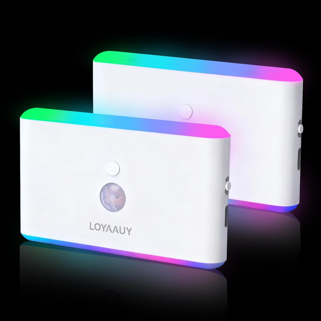 2-Pack Motion Sensor Magnetic Night Light for Cruise Ship Approved