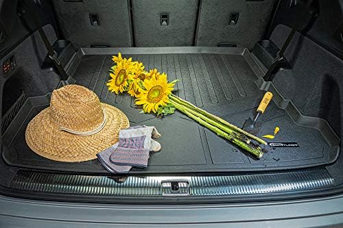 SMARTLINER All Weather Cargo Trunk Liner Floor Mat Behind 2nd Row for 2009-2019 Ford Flex