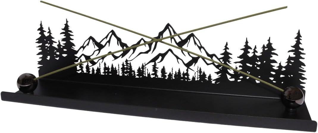 Mountain Forest Metal Incense Holder