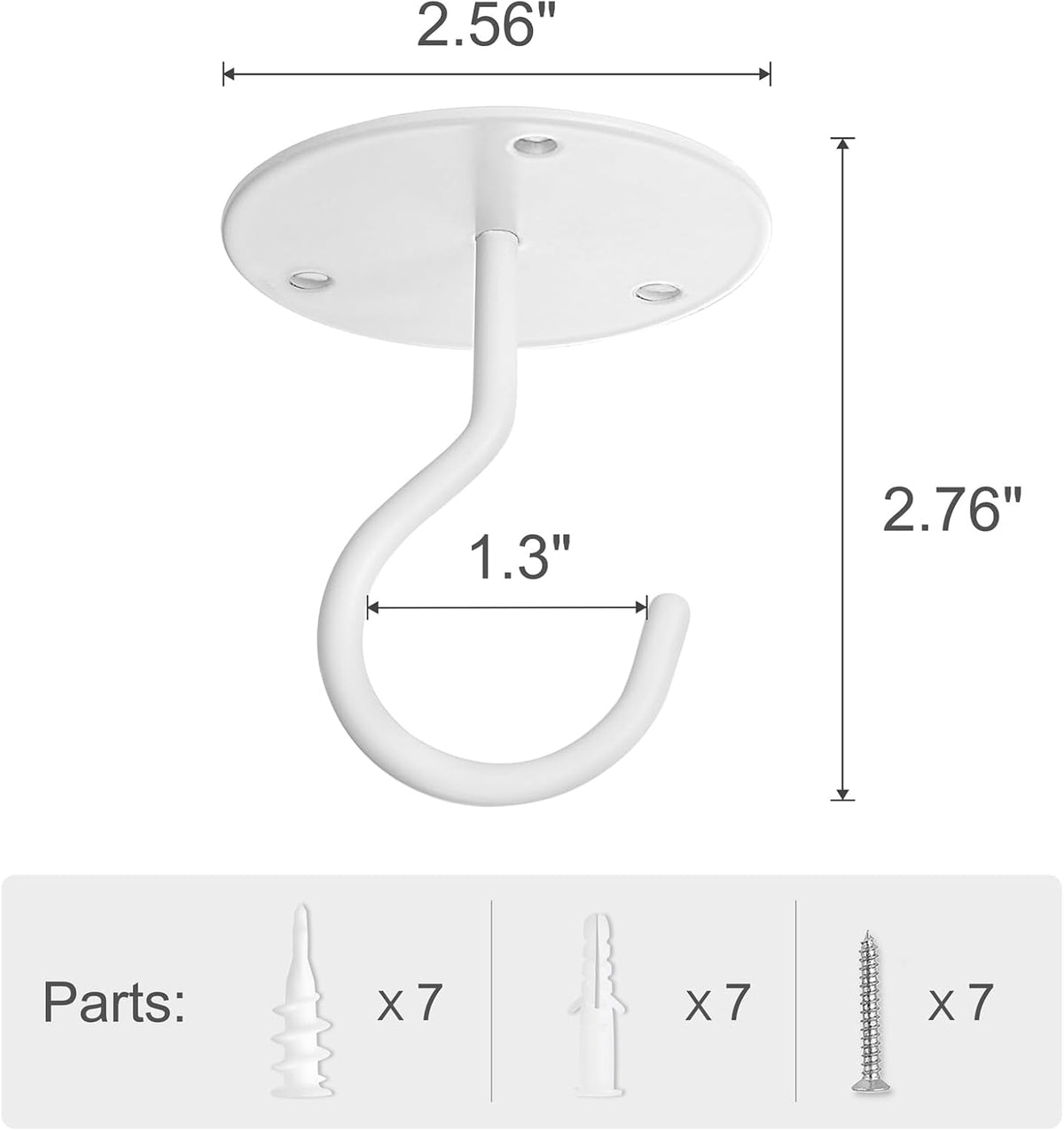 Mkono Macrame Plant Hangers Indoor Hanging Planter Basket and Ceiling Hooks, Decorative Flower Pot Holder No Tassels for Indoor Outdoor Home Decor, Ivory