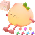 Peach Silicone Dimmable Sleeping and Decoration Nightlight