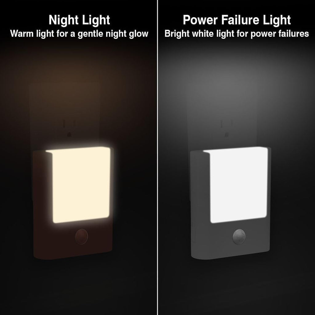 Camelion 3-in-1 Power Outage Night Light, Motion Sensor,4-Pack