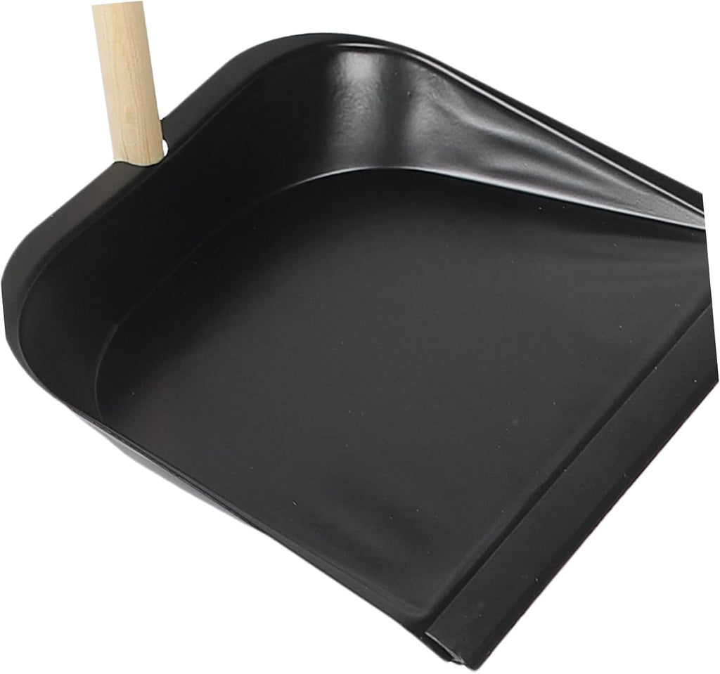 Mobestech Broom and Dustpan Set Long Handle Household Brooms and Dustpans Sets for Home Indoor Outdoor Cleaning Office Garage Lobby Workshop Lightweight Ergonomic Grip