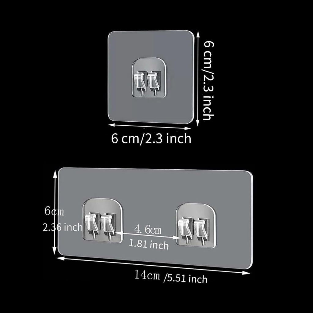 Shower Caddy Adhesive Replacement Sticker,Self-Adhesive Pads for Metal Wire Basket, Holder, No Drilling Hook for Bathroom Kitchen Organizer, mix - 13 PCS
