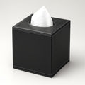 PU Leather Tissue Box Cover with Magnetic Bottom – Square Cube Dispenser for Home, Office, Car, Hotel – Modern Tissue Holder Square for Kleenex, Stylish 5.3″*5.3″*5.8″