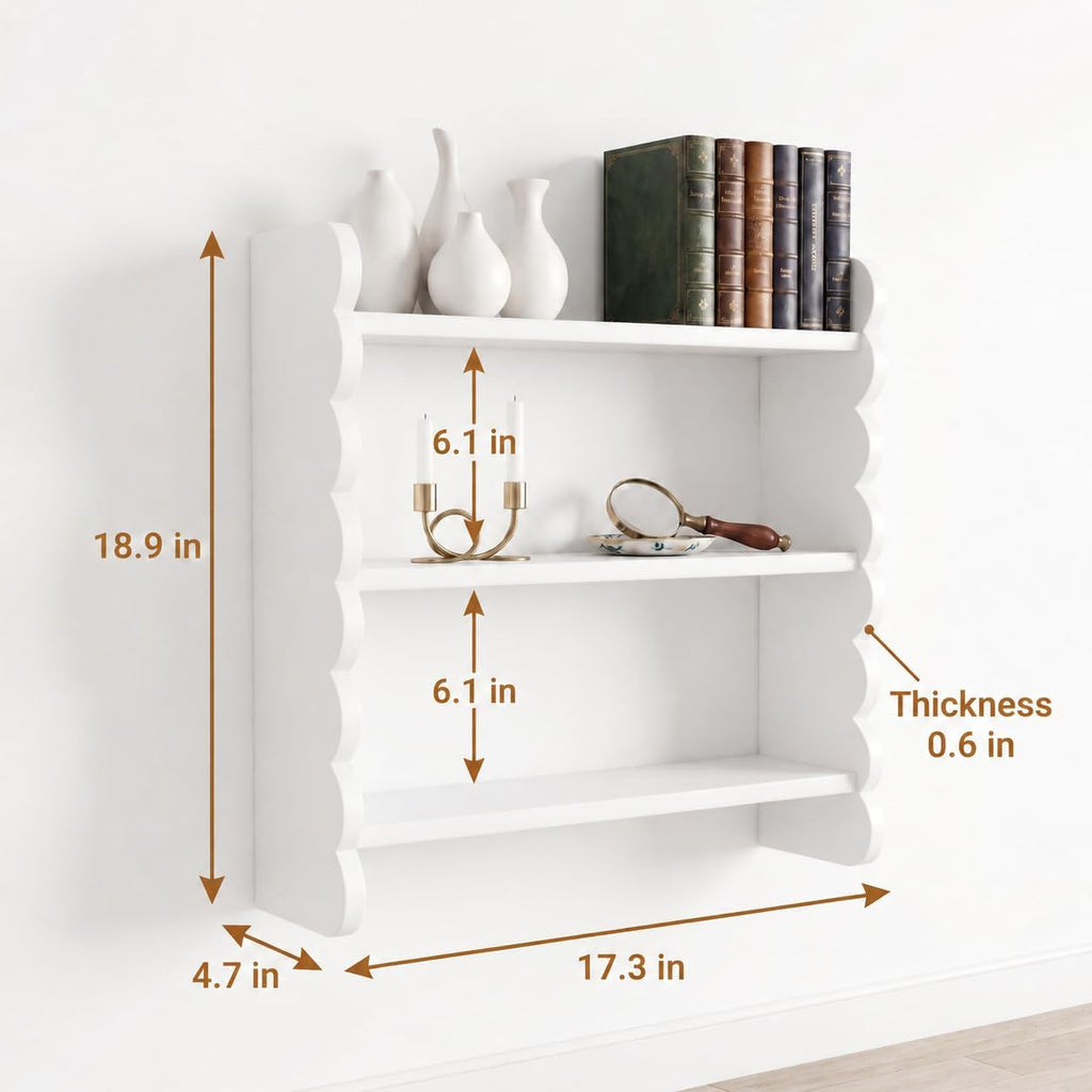 3-Tier Bathroom Shelf, 10-Min Install, Upgraded Joinery, No Side Screws