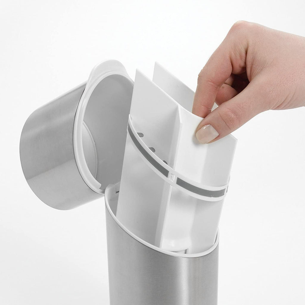 OXO Good Grips Toothbrush Organizer, Brushed Stainless (Set of 2)