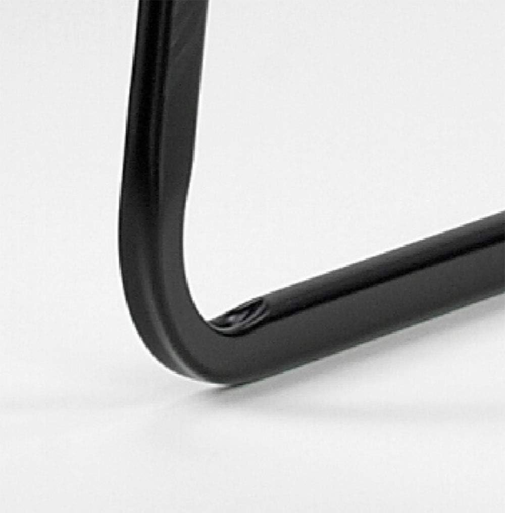 Iron Simple Floor-Standing Magazine Display Rack - Black