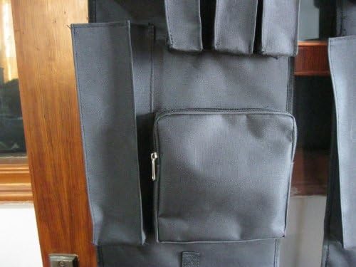 EXPLORER LB1 Police Style Hanging Closet Door Organizer 11" x 52"-Locker Org, Black