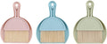 Small Broom and Dustpan Set for Home, Mini Clean Brush with Dust Pans Cute Hand Broom Brush Dust Pan with Hanger Hole, Small Cleaning Brush Set for Desktop Computer Table Keyboard (3PCS)