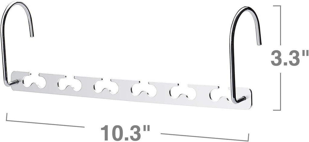 HOUSE DAY 20 Pack Space Saving Hangers for Clothes, Metal Magic Hanger