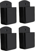 Pack of 4 Self Adhesive TV Air Conditioner Remote Control Holder Wall Mount Storage Box Organizer