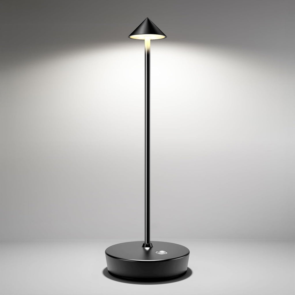 LED Cordless Table Lights Rechargeable 6000mAh Battery Outdoor Desk Lamp