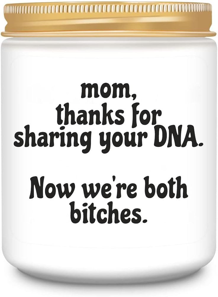 Funny Birthday Gifts for Mom,Mom Gifts from Daughter Son,Unique Mothers Day Thanksgiving Christmas Gift Lavender Scented Candles for Women
