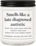 Autism Sensory Products for Adults, Best Gifts for Autistic Teenagers, Special Needs Teenager Gift, Unique Autistic Adult Must Have - Lavender Scented Candle