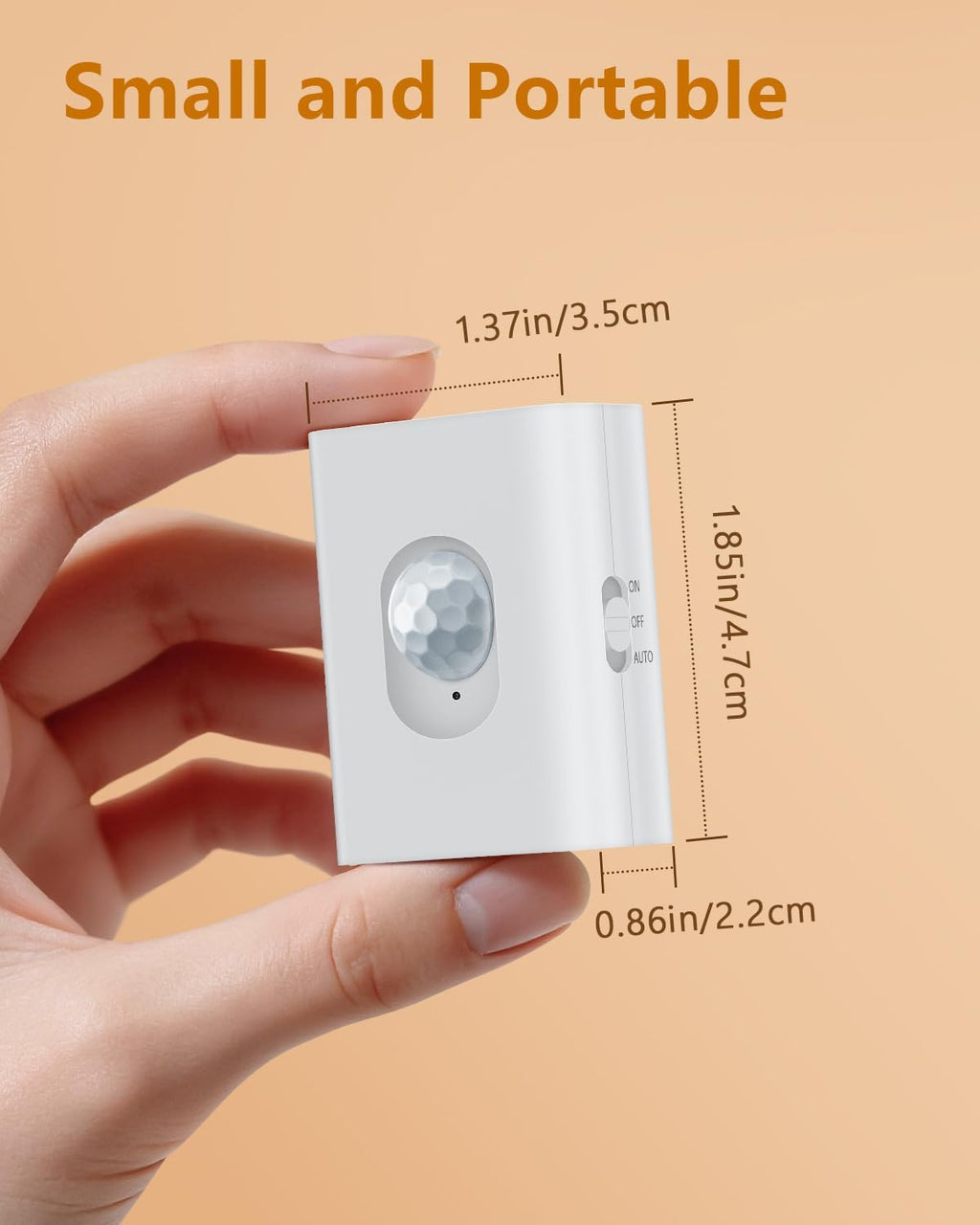 WILLED Motion Sensor Stair Lights Indoor,Rechargeable Magnetic Night Light