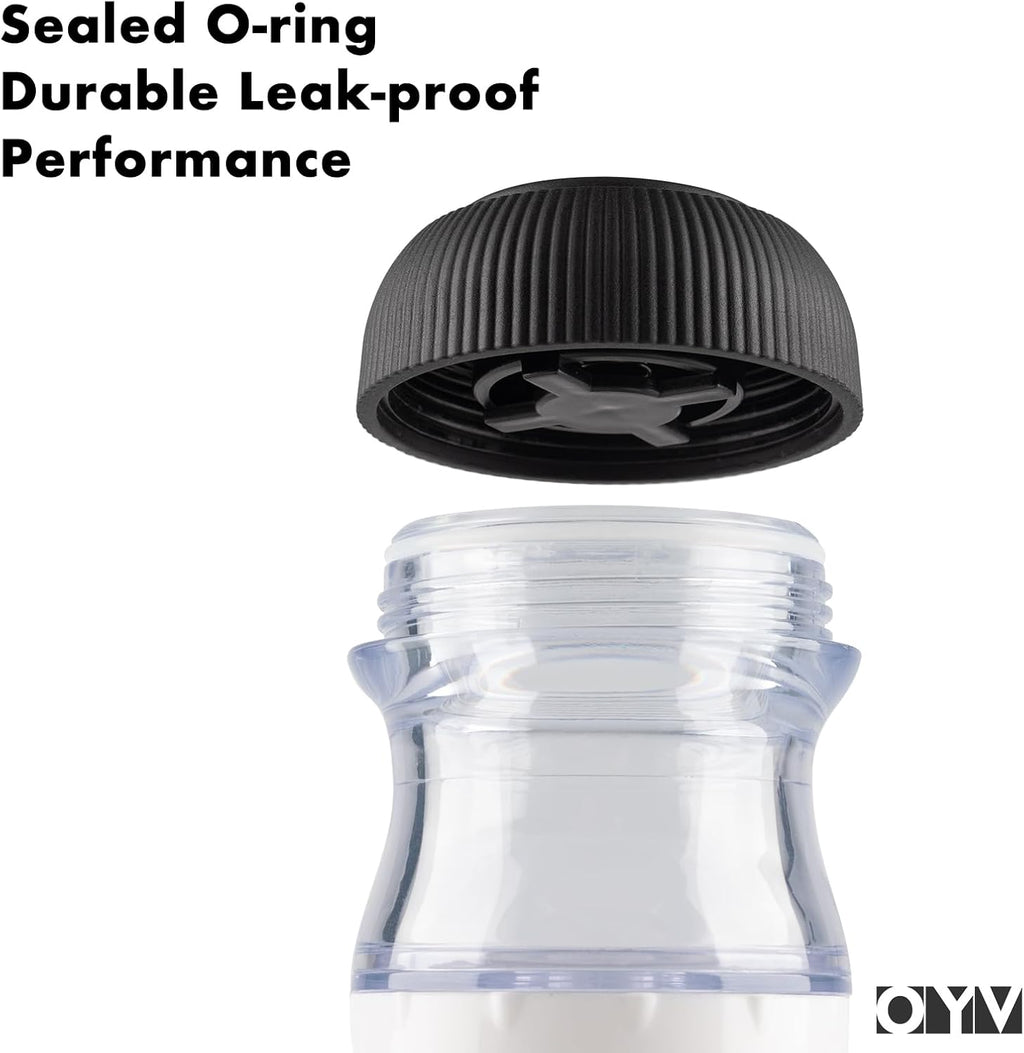 OYV Soap Dispensing Palm Brush Set