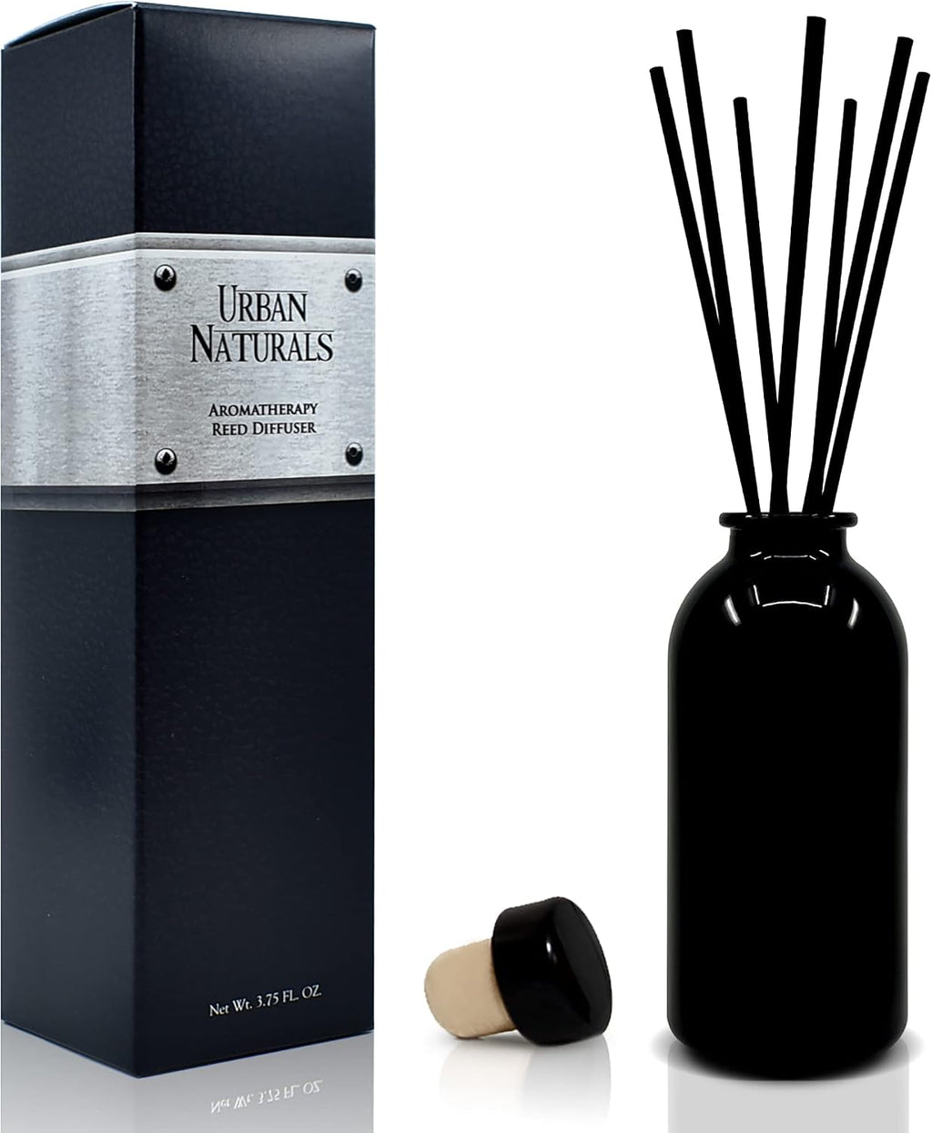 Urban Naturals Reed Diffuser Set, Eucalyptus Sage - Bathroom Shelf Décor