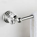 WOLIBEER Crystal Towel Bar,Chrome Towel Holder Adjustable Towel Rack Rod Expandable Stainless Steel Bathroom Accessories Wall Mounted