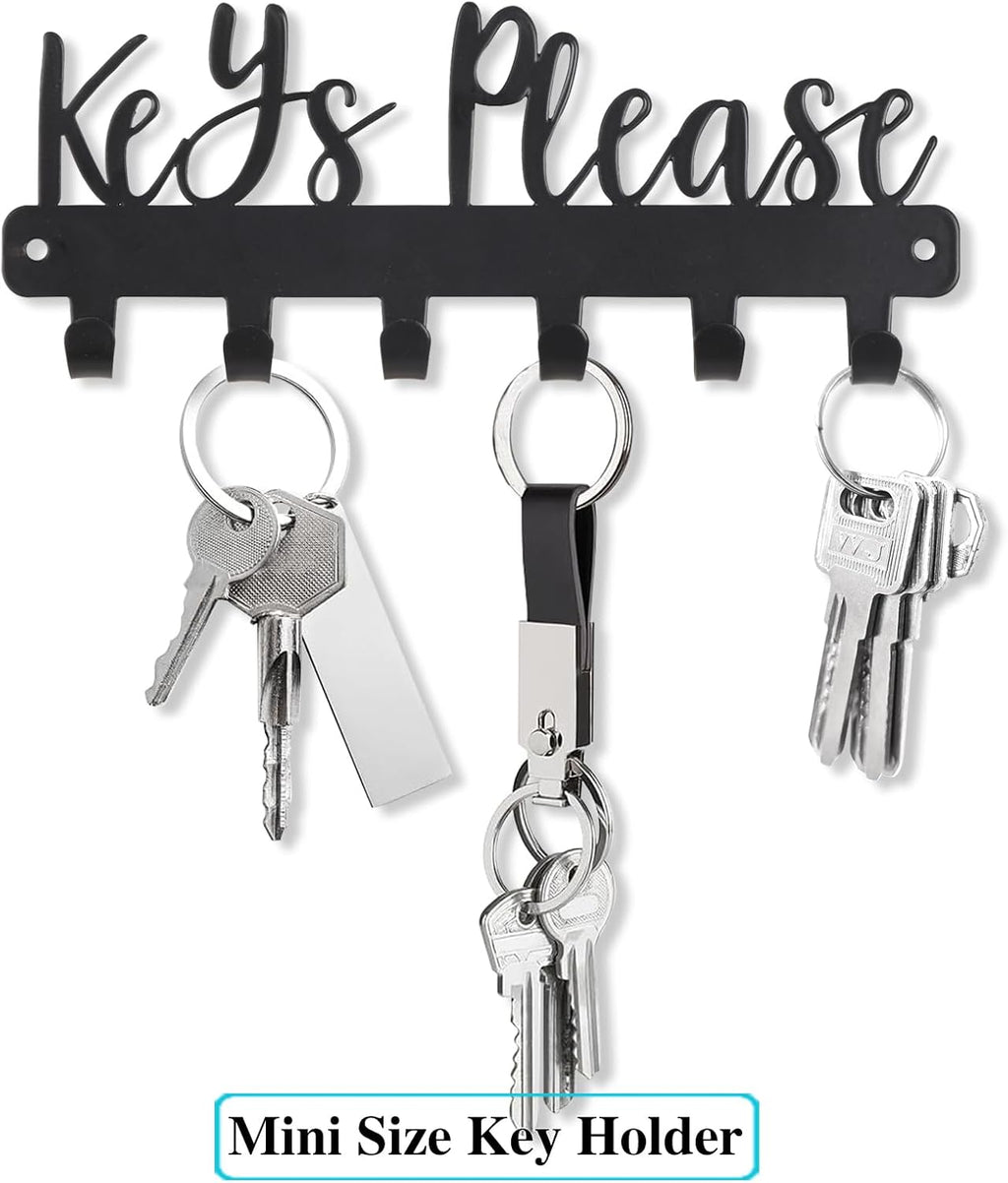 Keys Please Key Holder Wall Mounted, Mini Size: 7.28x2.95inch