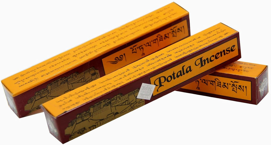 DharmaObjects 3 Box Potala 60 Sticks Tibetan Traditional Incense