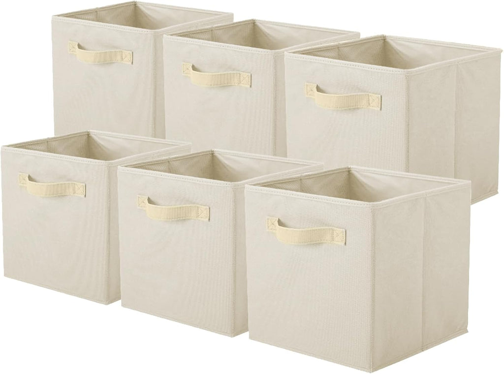 ShellKingdom Storage Bins, Foldable Fabric Storage Cubes And Cloth Storage