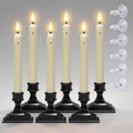 GenSwin Christmas Window Candles with Sensor Dusk to Dawn Battery Operated