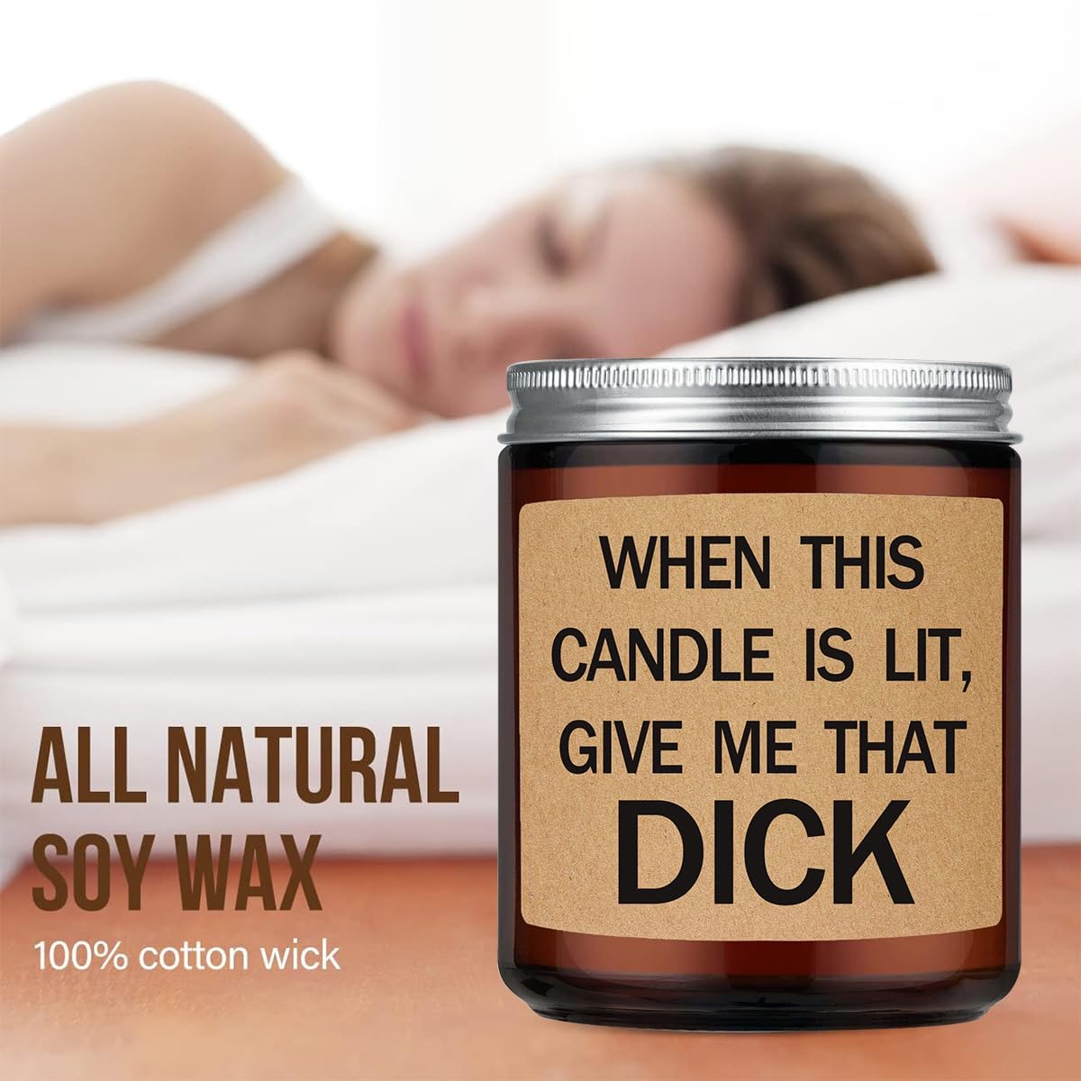 Funny Gifts for Men,Him - Birthday Gift for Fiance,Couple,Husband - Valentines Day Gifts for Him,Naughty Fathers Day Anniversary Engagement Gift for Husband,Lavender Scented Candles